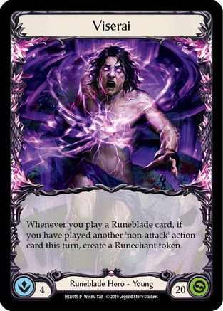 Viserai [HER015-P] (Promo)  1st Edition Rainbow Foil Flesh And Blood Single Flesh And Blood   