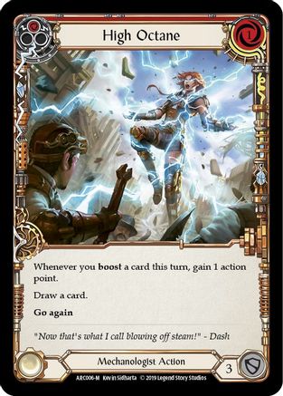 High Octane [ARC006-M] 1st Edition Normal Flesh And Blood Single Flesh And Blood   