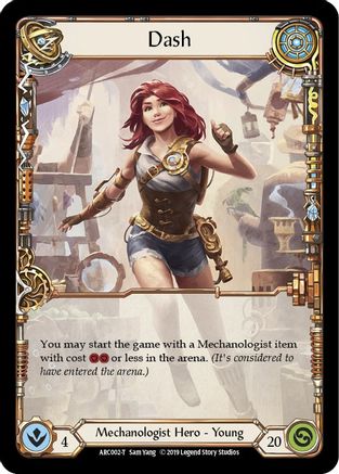 Dash // Teklo Plasma Pistol [U-ARC002 // U-ARC003] (Arcane Rising Unlimited) Flesh And Blood Single Flesh And Blood   