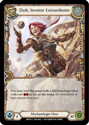 Dash, Inventor Extraordinaire // Death Dealer [ARC001 // ARC040] (Arcane Rising)  1st Edition Normal Flesh And Blood Single Flesh And Blood   