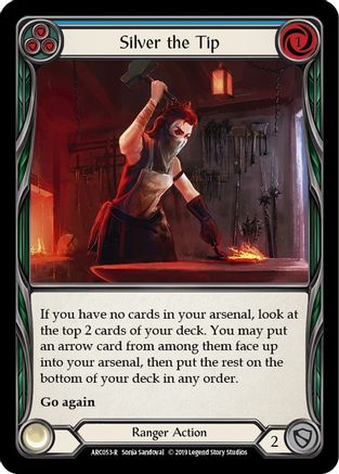 Silver the Tip (Blue) [ARC053] Unlimited Edition Normal Flesh And Blood Single Flesh And Blood   