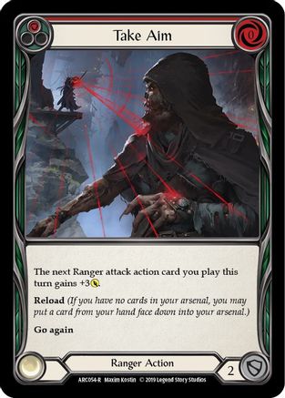 Take Aim (Red) [ARC054] Unlimited Edition Normal Flesh And Blood Single Flesh And Blood   