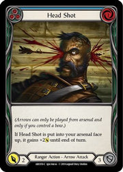 Head Shot (Blue) [ARC059-C] 1st Edition Rainbow Foil Flesh And Blood Single Flesh And Blood   