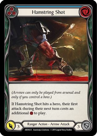 Hamstring Shot (Blue) [ARC062-C] 1st Edition Normal Flesh And Blood Single Flesh And Blood   