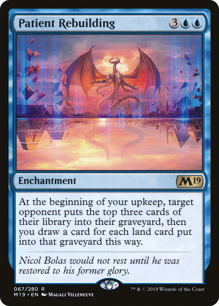 Patient Rebuilding (M19-067) [Core Set 2019] Foil MTG Single Wizards of the Coast