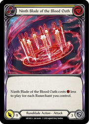 Ninth Blade of the Blood Oath [ARC082-S] 1st Edition Normal Flesh And Blood Single Flesh And Blood   