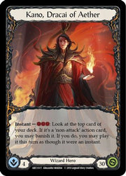 Kano, Dracai of Aether // Nebula Blade [U-ARC113 // U-ARC077] (Arcane Rising Unlimited) Flesh And Blood Single Flesh And Blood   
