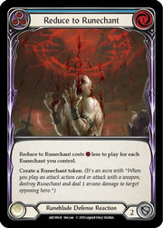 Reduce to Runechant (Blue) [ARC090] Unlimited Edition Rainbow Foil Flesh And Blood Single Flesh And Blood   