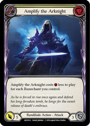 Amplify the Arknight (Yellow) [ARC095-C] 1st Edition Rainbow Foil Flesh And Blood Single Flesh And Blood   