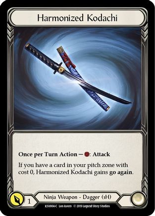 Harmonized Kodachi (Reverse) [KSU004-C] 1st Edition Normal Flesh And Blood Single Flesh And Blood   