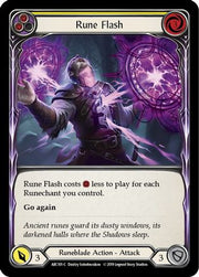 Rune Flash (Yellow) [ARC101] Unlimited Edition Rainbow Foil Flesh And Blood Single Flesh And Blood   