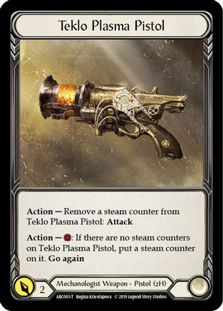 Teklo Plasma Pistol // Viserai [U-ARC003 // U-ARC076] (Arcane Rising Unlimited) Flesh And Blood Single Flesh And Blood   