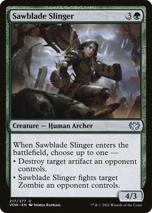 Sawblade Slinger (VOW-217) [Innistrad: Crimson Vow] MTG Single Wizards of the Coast
