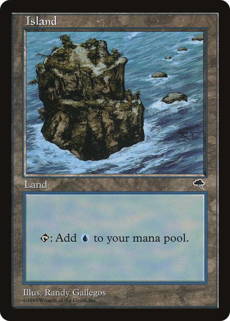 Island (TMP-335) [Tempest] MTG Single Wizards of the Coast