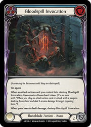 Bloodspill Invocation (Blue) [ARC108] Unlimited Edition Rainbow Foil Flesh And Blood Single Flesh And Blood   