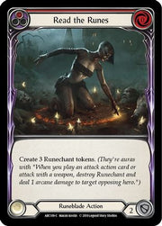 Read the Runes (Red) [ARC109-C] 1st Edition Rainbow Foil Flesh And Blood Single Flesh And Blood   