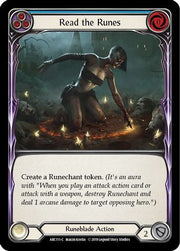 Read the Runes (Blue) [ARC111] Unlimited Edition Rainbow Foil Flesh And Blood Single Flesh And Blood   