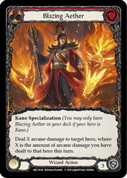 Blazing Aether [ARC118] Unlimited Edition Rainbow Foil Flesh And Blood Single Flesh And Blood   