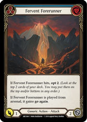 Fervent Forerunner (Blue) [ARC184-C] 1st Edition Rainbow Foil Flesh And Blood Single Flesh And Blood   