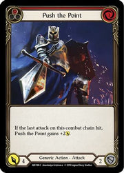 Push the Point (Red) [ARC188-C] 1st Edition Rainbow Foil Flesh And Blood Single Flesh And Blood   
