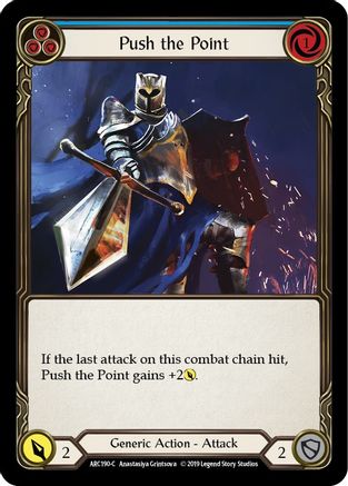 Push the Point (Blue) [ARC190] Unlimited Edition Normal Flesh And Blood Single Flesh And Blood   