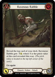 Ravenous Rabble (Blue) [ARC193-C] 1st Edition Normal Flesh And Blood Single Flesh And Blood   