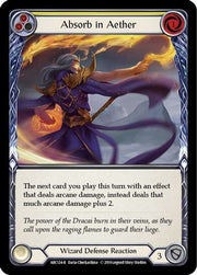 Absorb in Aether (Yellow) [ARC124] Unlimited Edition Rainbow Foil Flesh And Blood Single Flesh And Blood   
