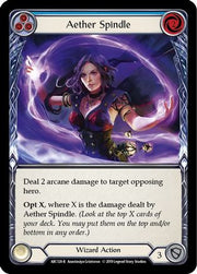 Aether Spindle (Blue) [ARC128] Unlimited Edition Normal Flesh And Blood Single Flesh And Blood   