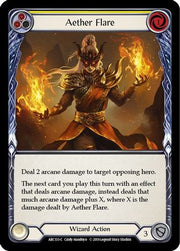 Aether Flare (Yellow) [ARC133-C] 1st Edition Normal Flesh And Blood Single Flesh And Blood   
