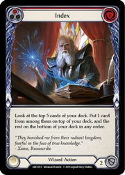 Index (Red) [ARC135-C] 1st Edition Normal Flesh And Blood Single Flesh And Blood   