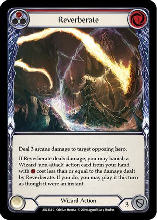 Reverberate (Red) [ARC138] Unlimited Edition Normal Flesh And Blood Single Flesh And Blood   