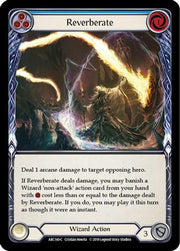 Reverberate (Blue) [ARC140-C] 1st Edition Rainbow Foil Flesh And Blood Single Flesh And Blood   
