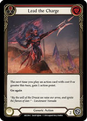 Lead the Charge (Red) [ARC209] Unlimited Edition Normal Flesh And Blood Single Flesh And Blood   