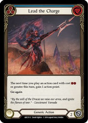 Lead the Charge (Blue) [ARC211] Unlimited Edition Rainbow Foil Flesh And Blood Single Flesh And Blood   