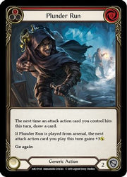 Plunder Run (Red) [ARC170-R] 1st Edition Rainbow Foil Flesh And Blood Single Flesh And Blood   