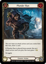 Plunder Run (Blue) [ARC172-R] 1st Edition Rainbow Foil Flesh And Blood Single Flesh And Blood   