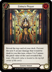 Eirina's Prayer (Yellow) [ARC174] Unlimited Edition Rainbow Foil Flesh And Blood Single Flesh And Blood   