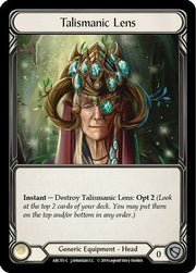 Talismanic Lens [ARC151] Unlimited Edition Rainbow Foil Flesh And Blood Single Flesh And Blood   