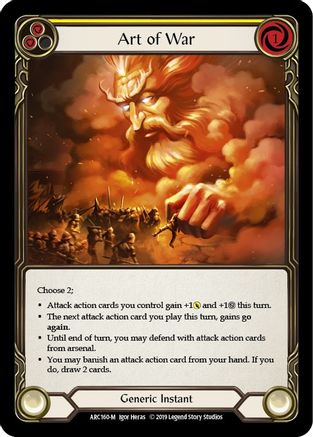 Art of War [ARC160] Unlimited Edition Normal Flesh And Blood Single Flesh And Blood   