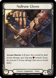 Nullrune Gloves [ARC157] Unlimited Edition Rainbow Foil Flesh And Blood Single Flesh And Blood   