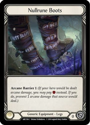 Nullrune Boots [ARC158] Unlimited Edition Normal Flesh And Blood Single Flesh And Blood   