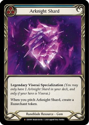 Arknight Shard [CRU000] 1st Edition Cold Foil Flesh And Blood Single Flesh And Blood   