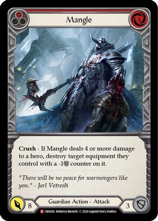 Mangle [CRU026] 1st Edition Normal Flesh And Blood Single Flesh And Blood   