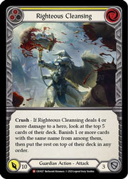 Righteous Cleansing [CRU027] 1st Edition Normal Flesh And Blood Single Flesh And Blood   