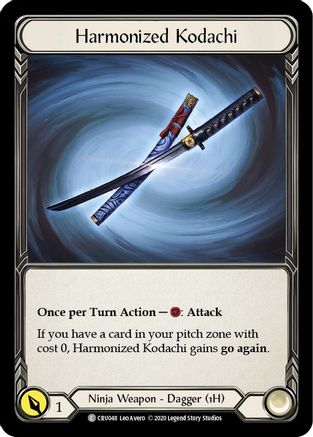 Harmonized Kodachi [CRU048] 1st Edition Normal Flesh And Blood Single Flesh And Blood   