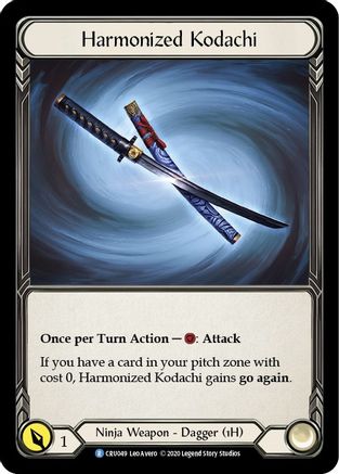 Harmonized Kodachi [CRU049] 1st Edition Normal Flesh And Blood Single Flesh And Blood   