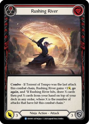 Rushing River (Red) [CRU060] Unlimited Normal Flesh And Blood Single Flesh And Blood   