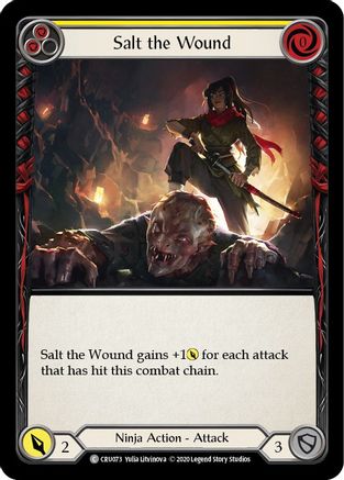 Salt the Wound [CRU073] 1st Edition Normal Flesh And Blood Single Flesh And Blood   