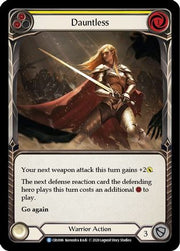 Dauntless (Yellow) [CRU086] 1st Edition Normal Flesh And Blood Single Flesh And Blood   