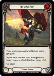 Hit and Run (Red) [CRU091] 1st Edition Normal Flesh And Blood Single Flesh And Blood   